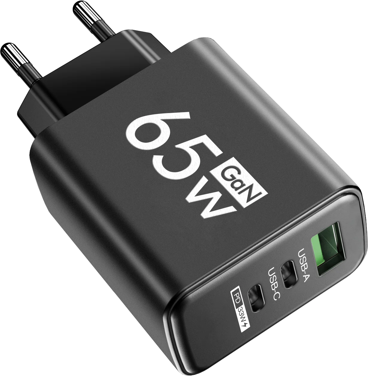 Gan 65W USB Type C PD Fast Charging Wall Charger Adapter for Iphone 15 14 Pro Max Xiaomi Samsung Oneplus POCO Quick Charger 3.0