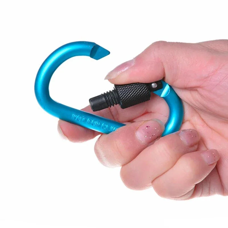 Threaded Door Hook Set (For Hiking) - Hooks for Hanging Outdoor Camping Equipment, Equipped with an Aluminum Rod with a Diameter