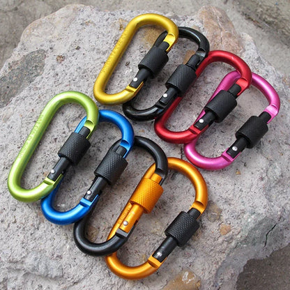 Threaded Door Hook Set (For Hiking) - Hooks for Hanging Outdoor Camping Equipment, Equipped with an Aluminum Rod with a Diameter