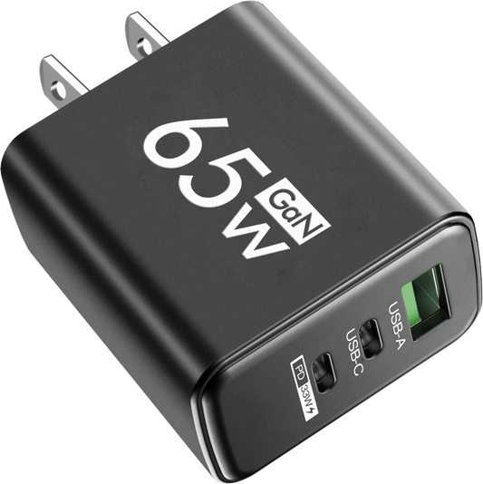 Gan 65W USB Type C PD Fast Charging Wall Charger Adapter for Iphone 15 14 Pro Max Xiaomi Samsung Oneplus POCO Quick Charger 3.0