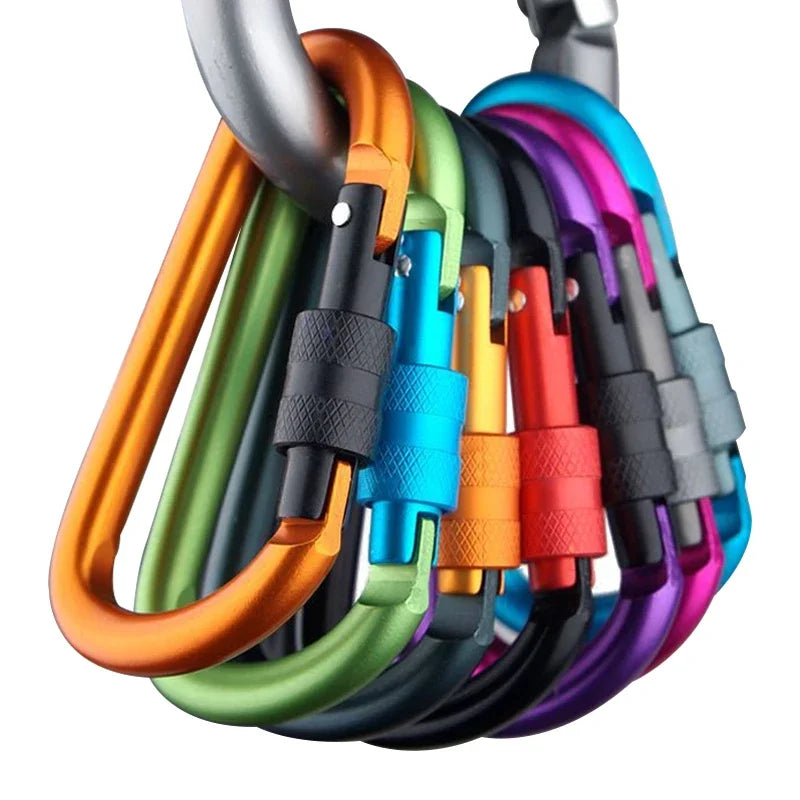Threaded Door Hook Set (For Hiking) - Hooks for Hanging Outdoor Camping Equipment, Equipped with an Aluminum Rod with a Diameter