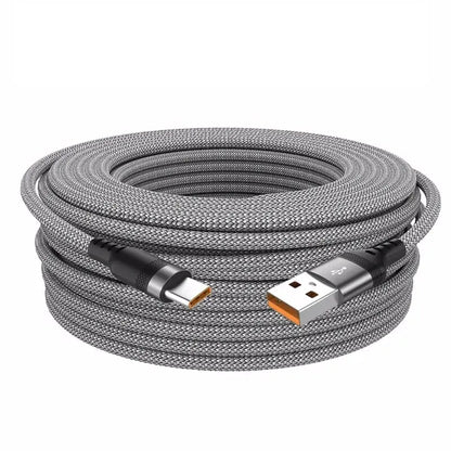 Extended 5/3/2/1-Meter Type-C USB Android 5A Super- Charging Cable Suitable for Huawei, Xiaomi, Vivo, and Leeco Phone Data Cable