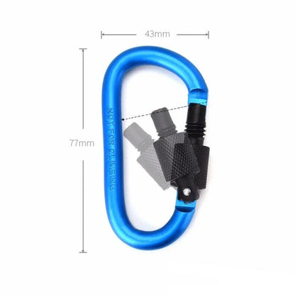 Threaded Door Hook Set (For Hiking) - Hooks for Hanging Outdoor Camping Equipment, Equipped with an Aluminum Rod with a Diameter